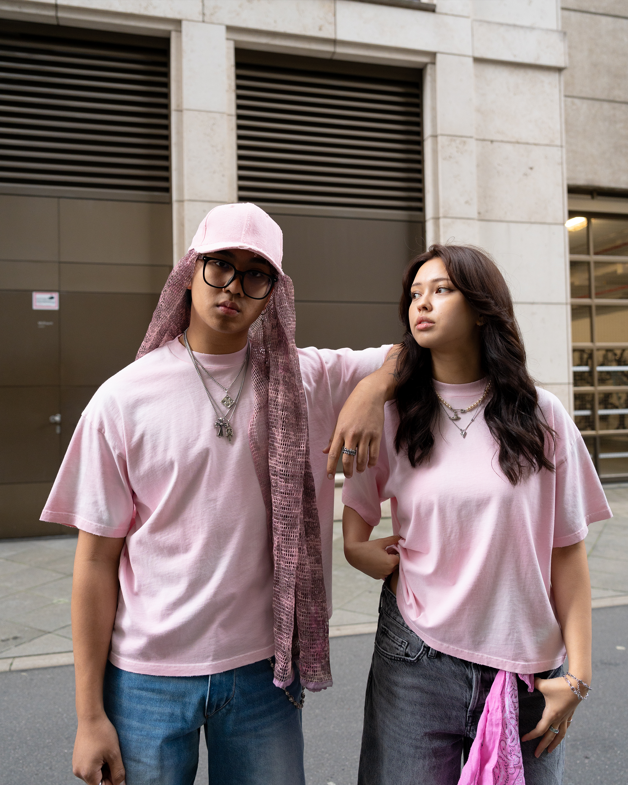 Sunfaded T-Shirt Florid Pink