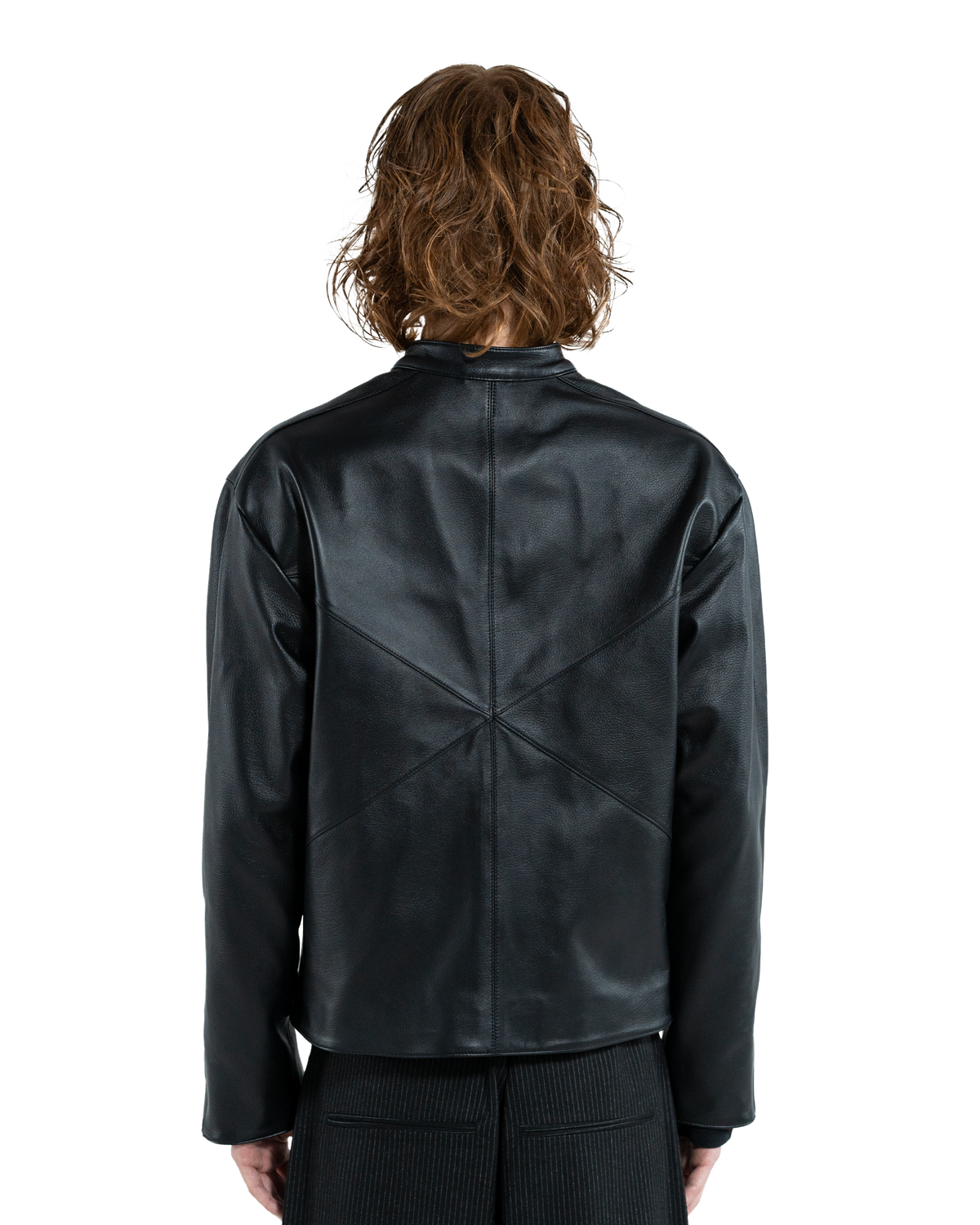Cross Biker Leather Jacket