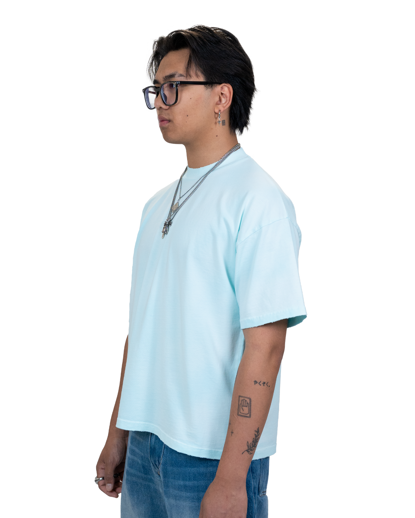 Sunfaded T-Shirt Spa Blue