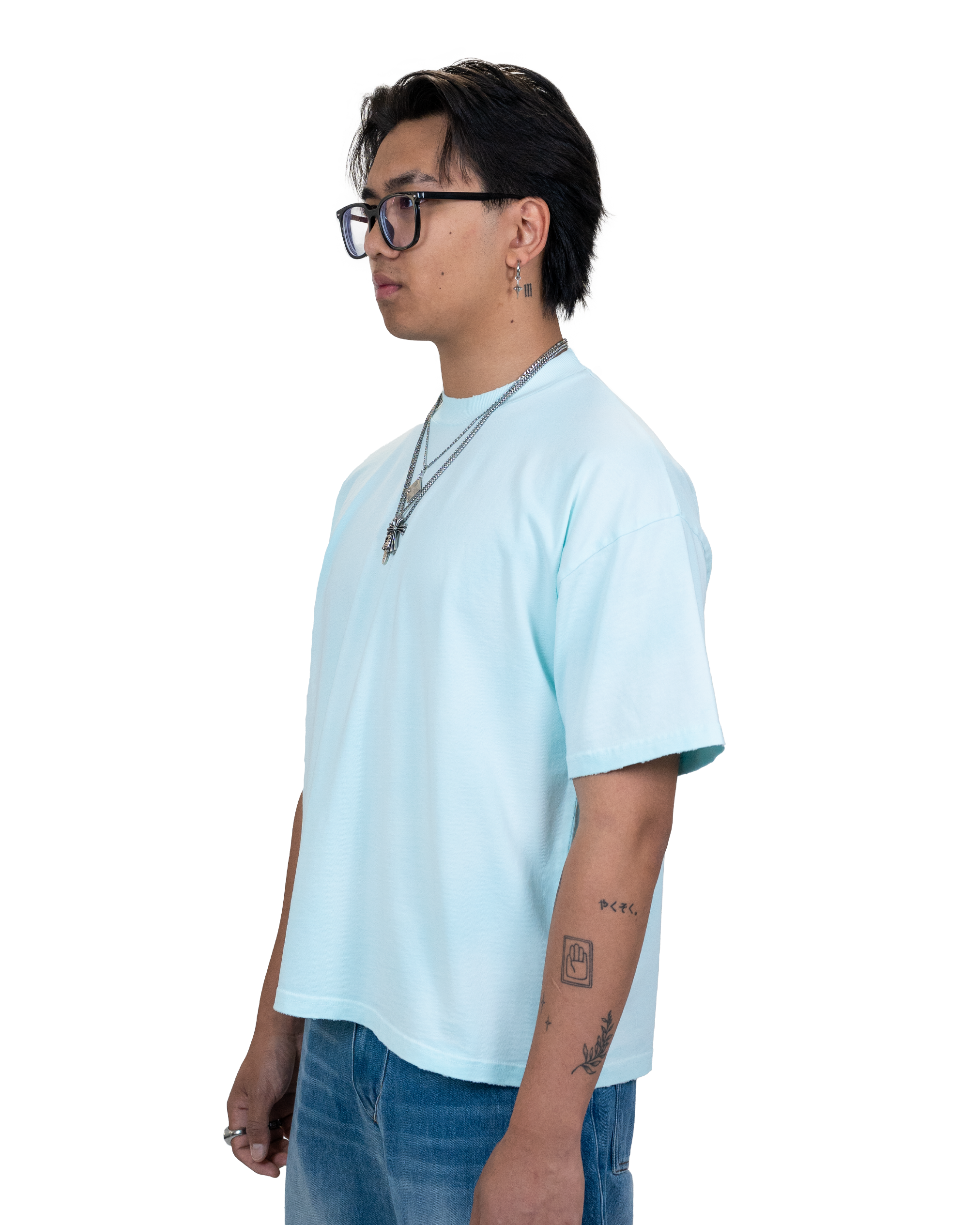 Sunfaded T-Shirt Spa Blue