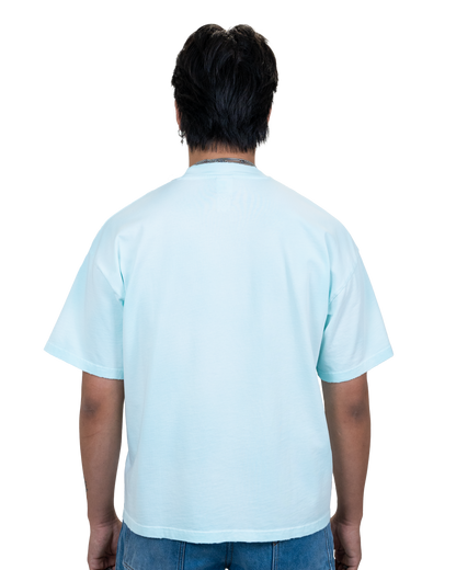 Sunfaded T-Shirt Spa Blue