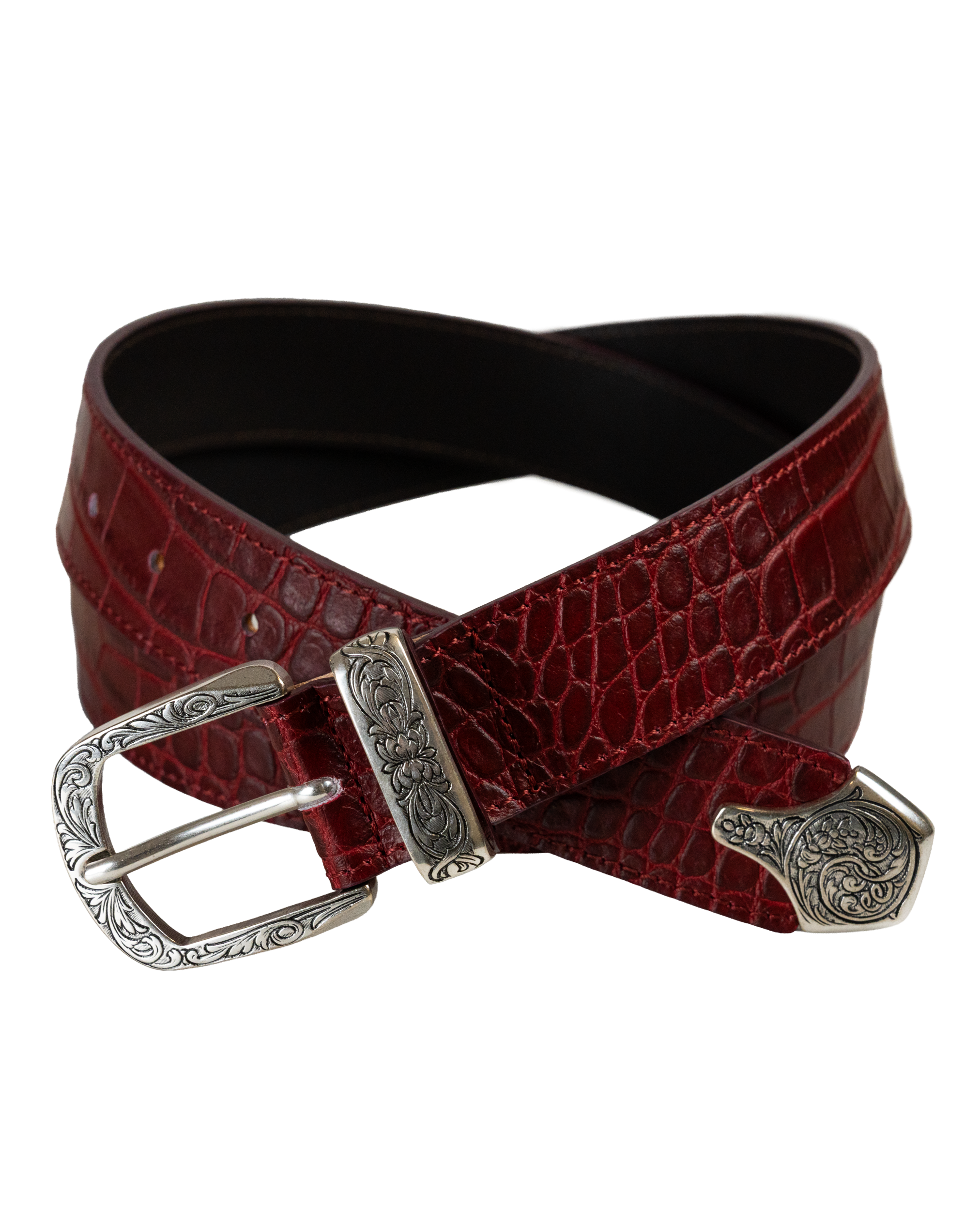 Crocleather Belt