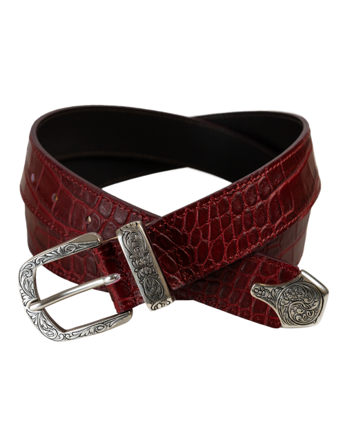 Crocleather Belt