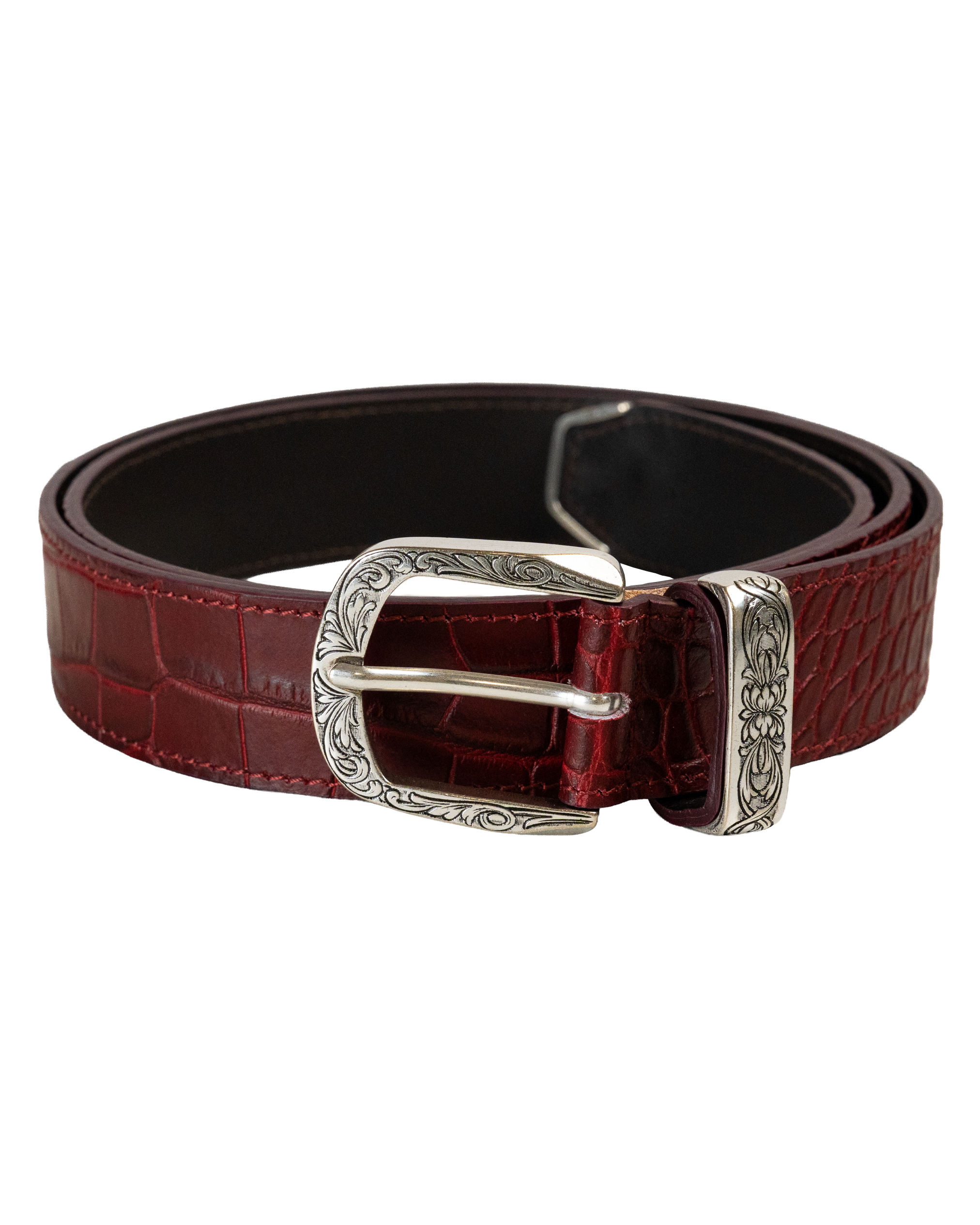 Crocleather Belt