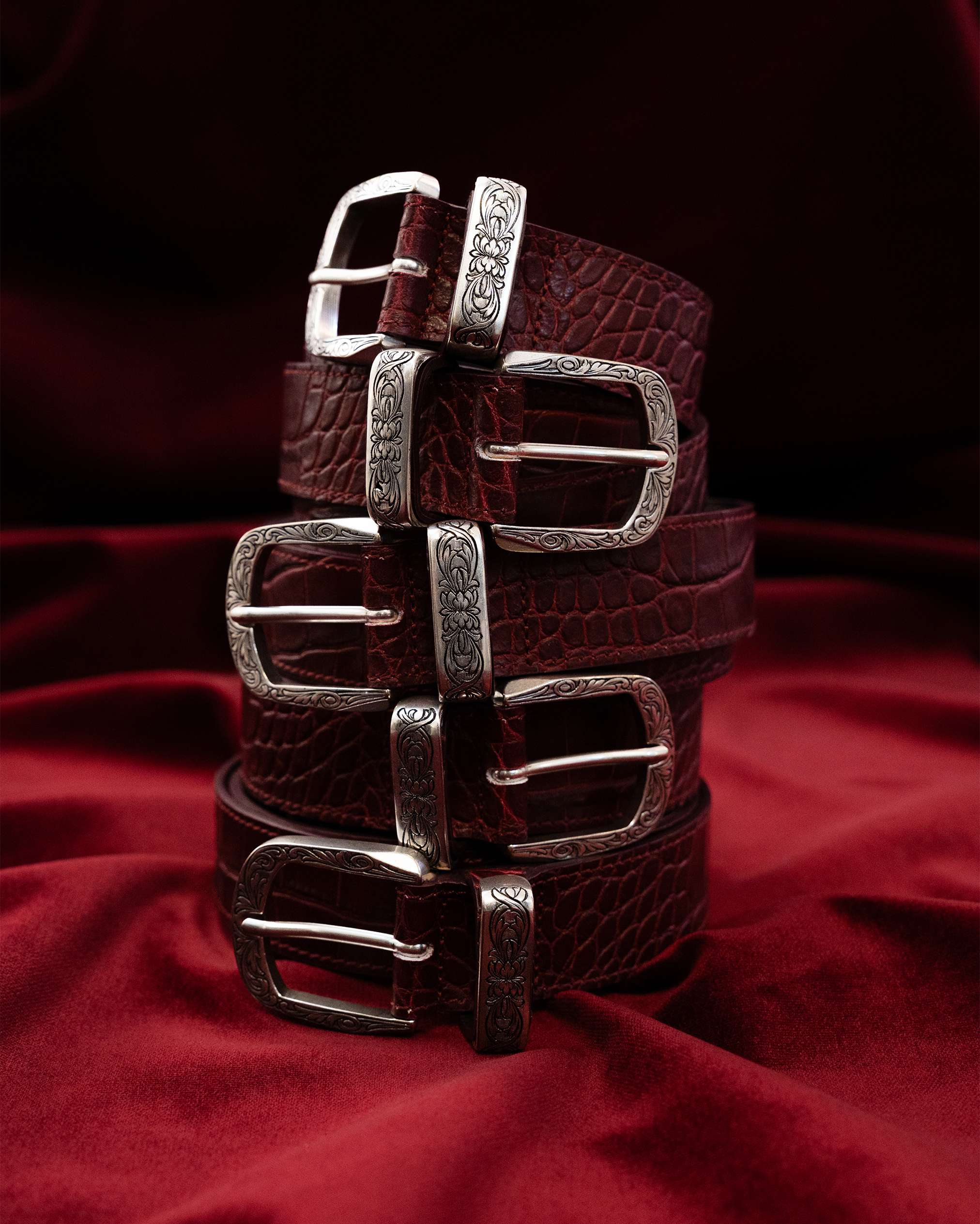 Crocleather Belt