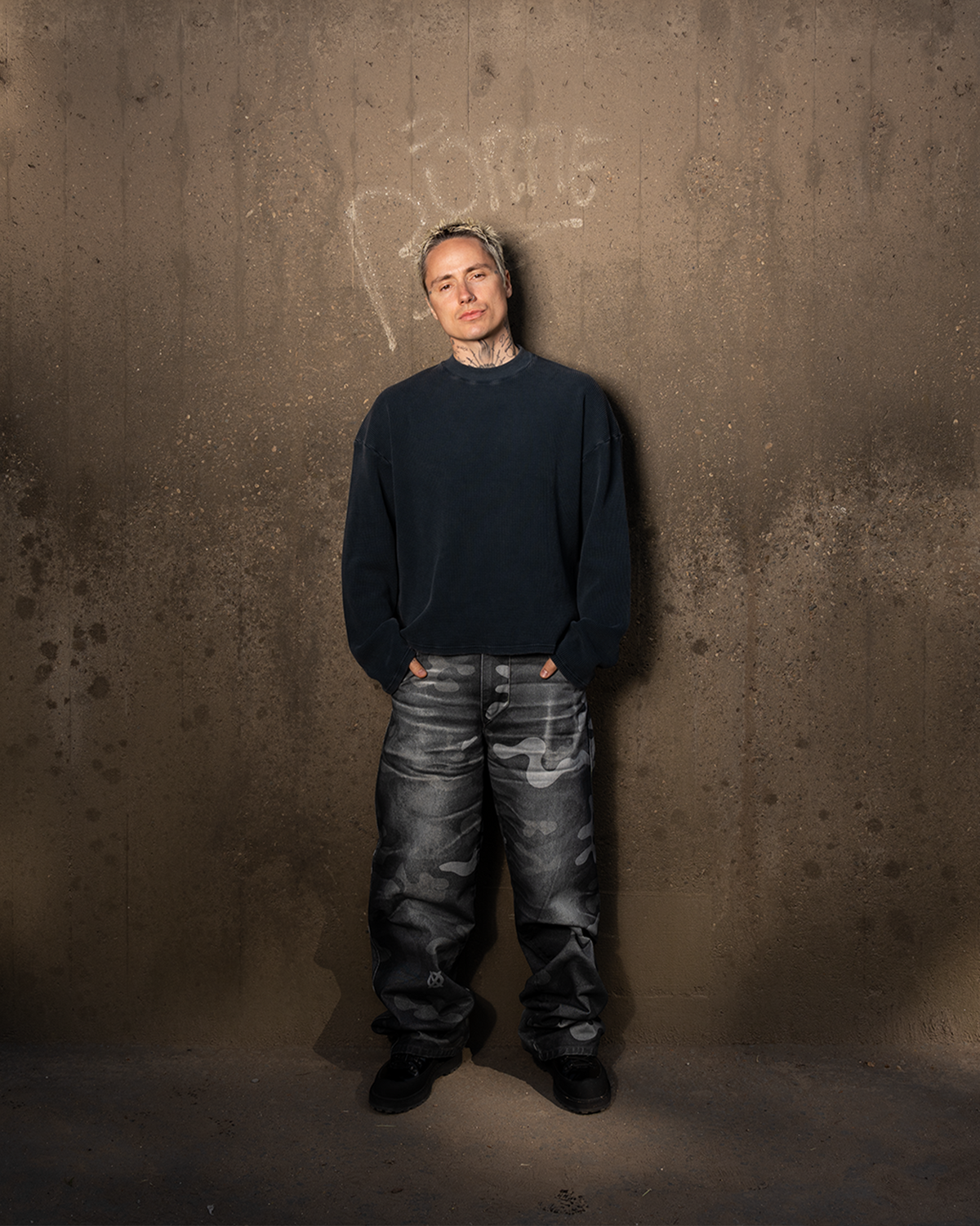 Dark Camo Denim