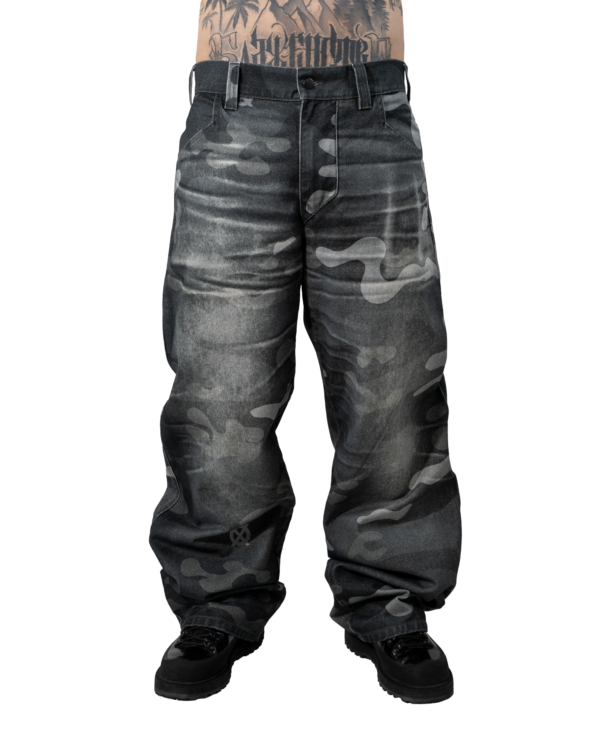 Dark Camo Denim