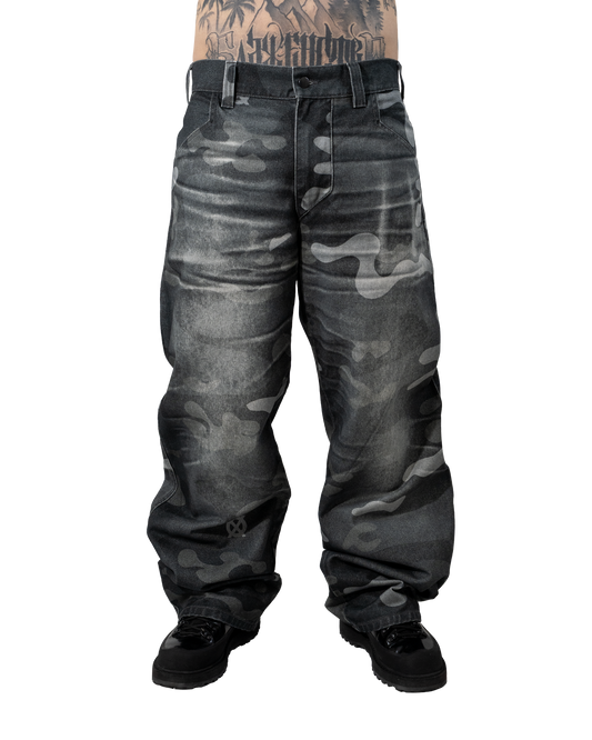 Dark Camo Denim