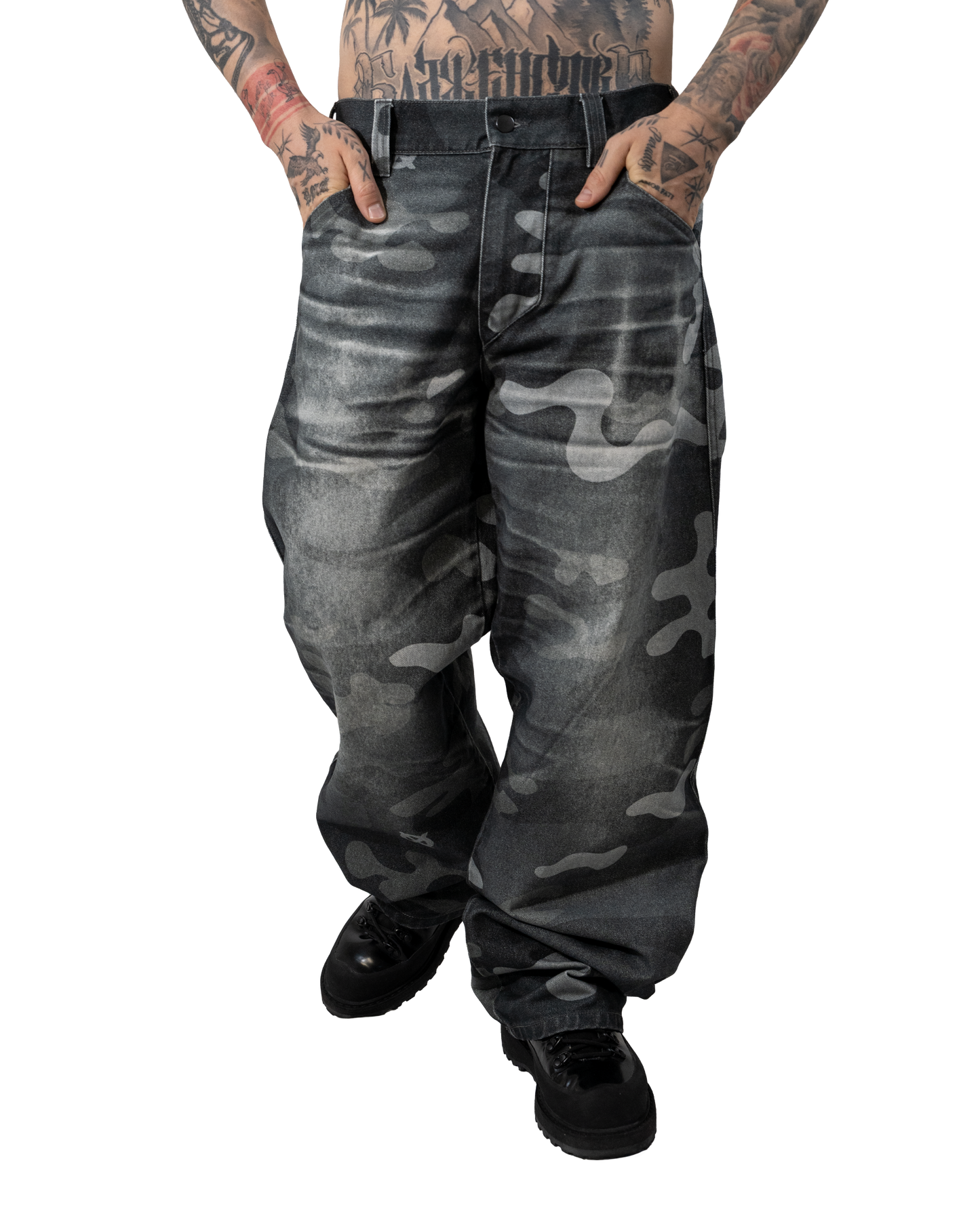 Dark Camo Denim