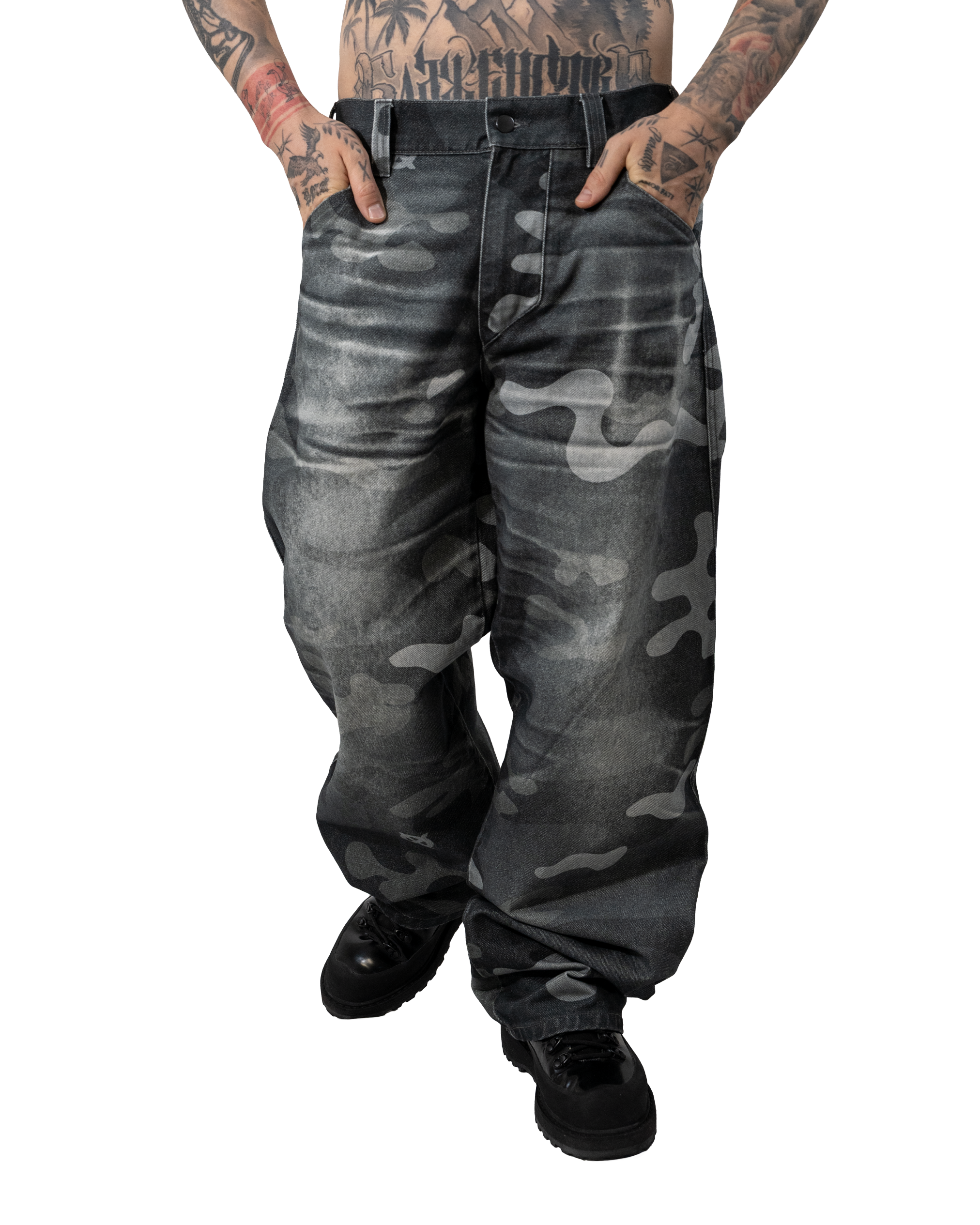 Dark Camo Denim