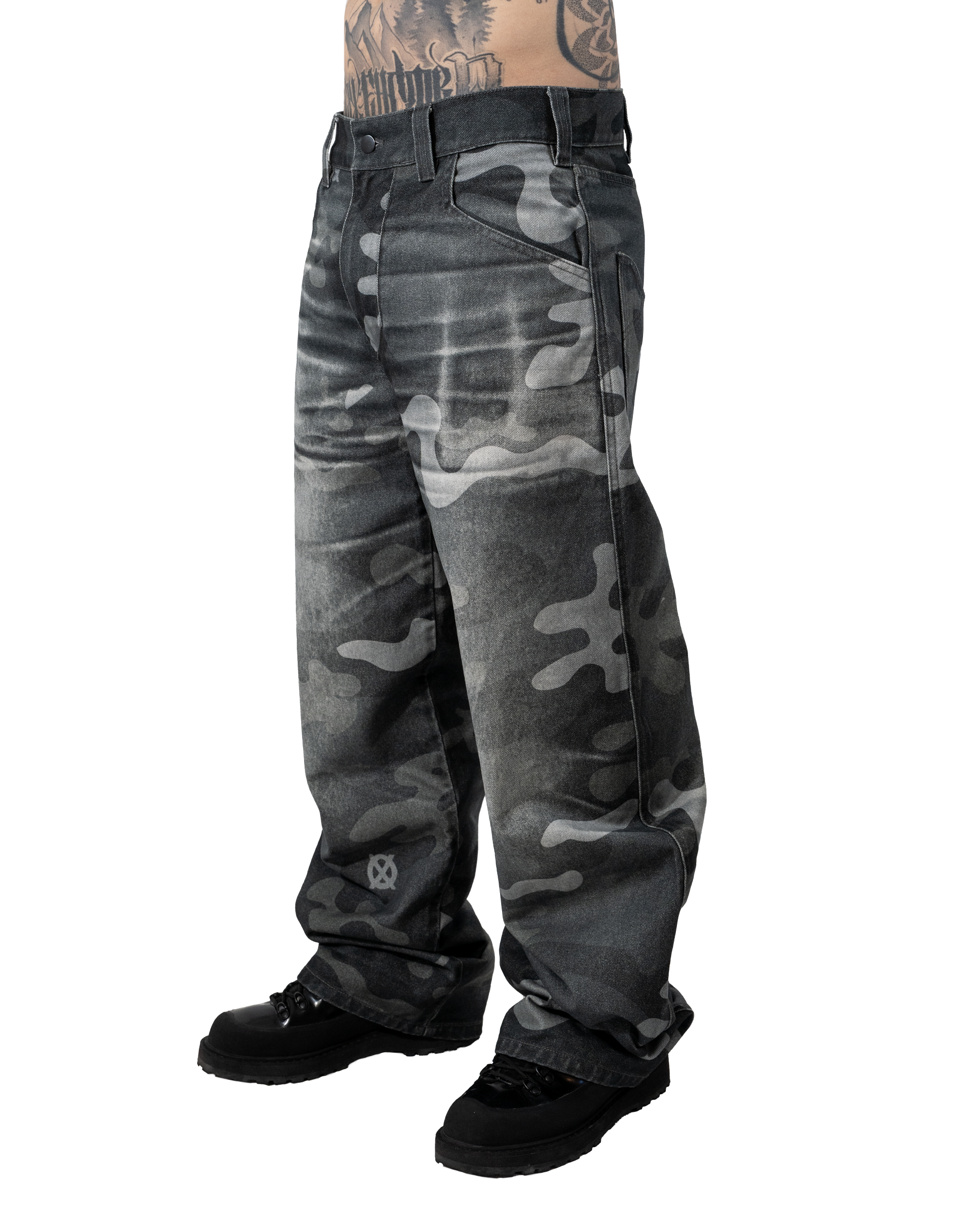 Dark Camo Denim
