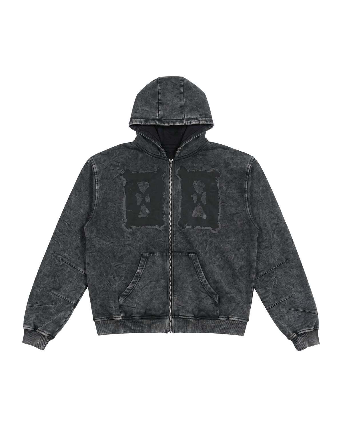 Cut Zip-Hoodie
