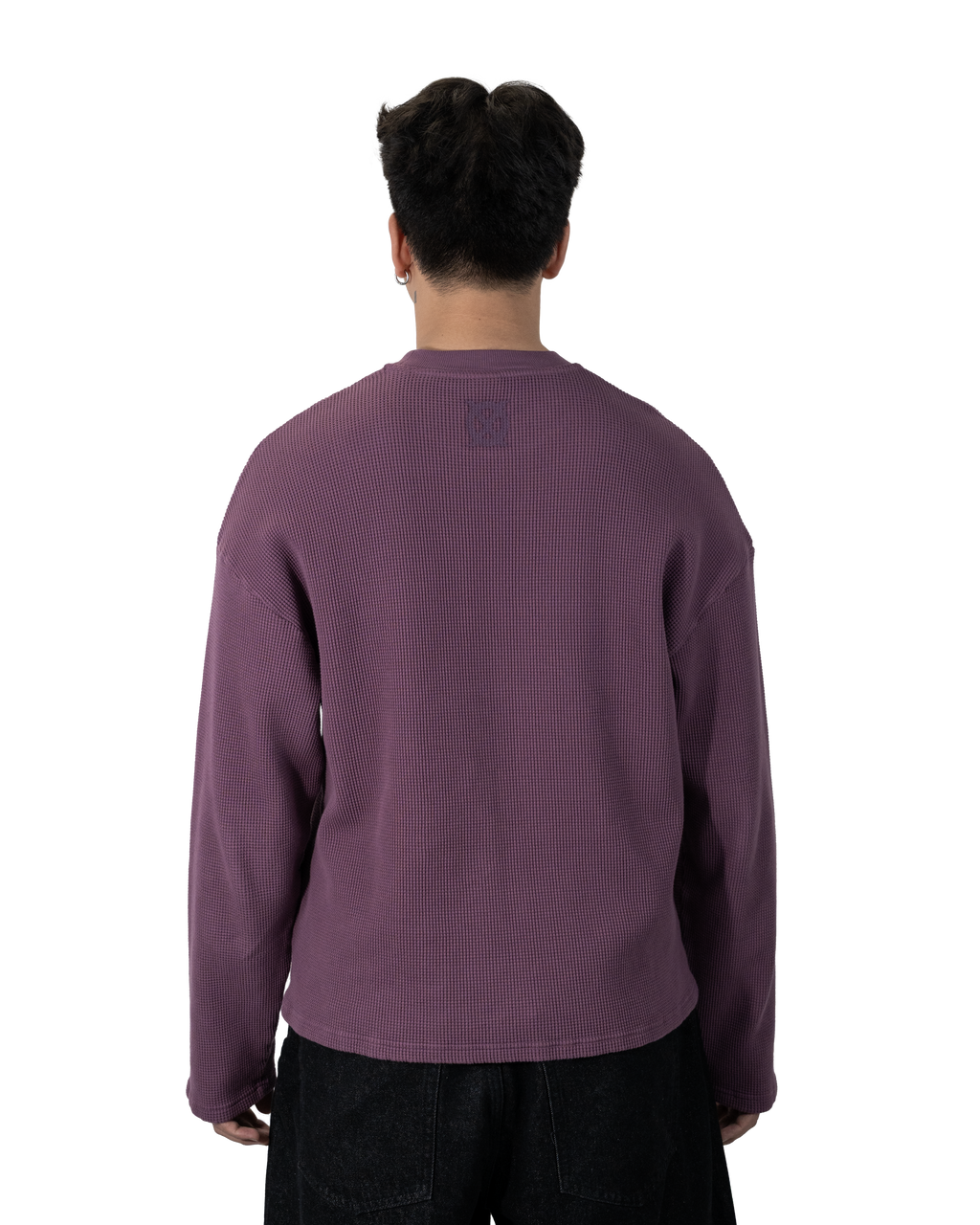 Grape Waffle Sweater