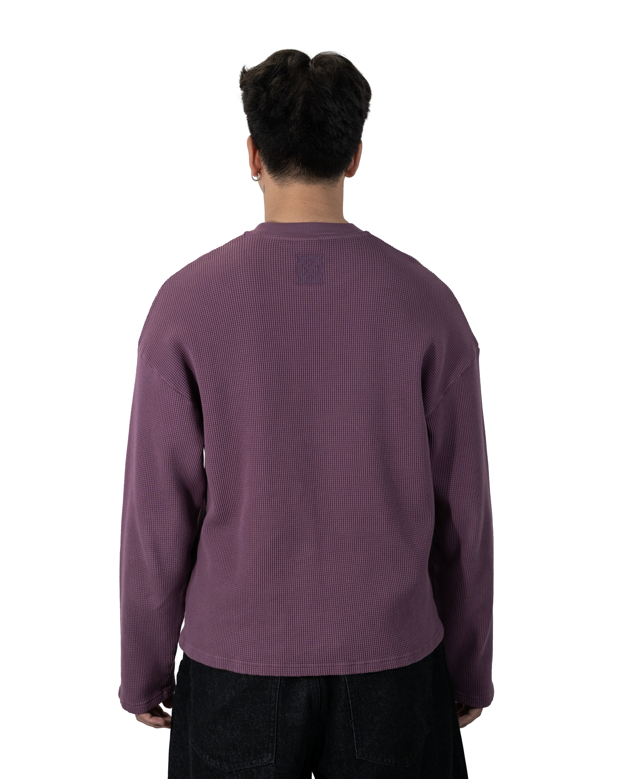 Grape Waffle Sweater