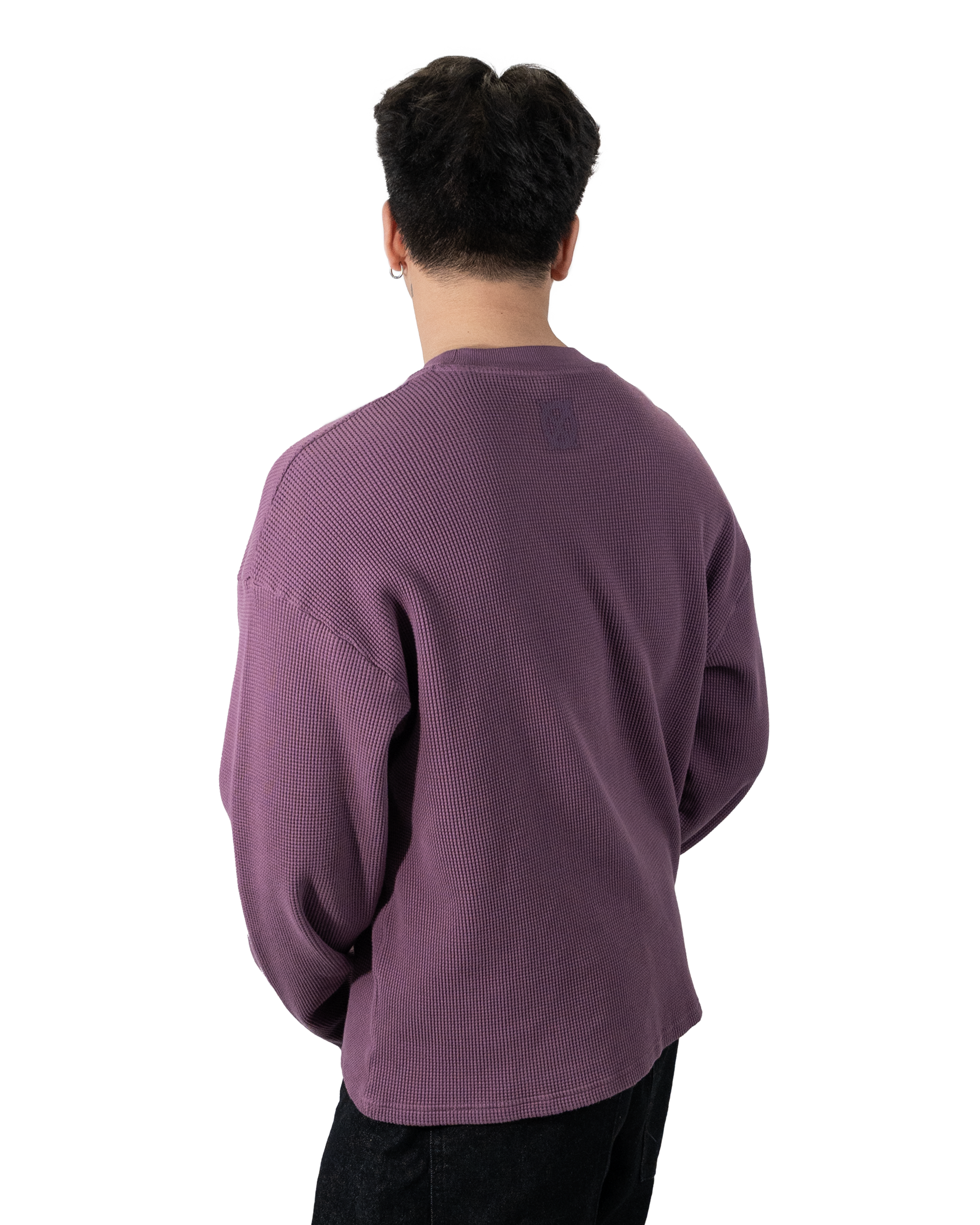Grape Waffle Sweater