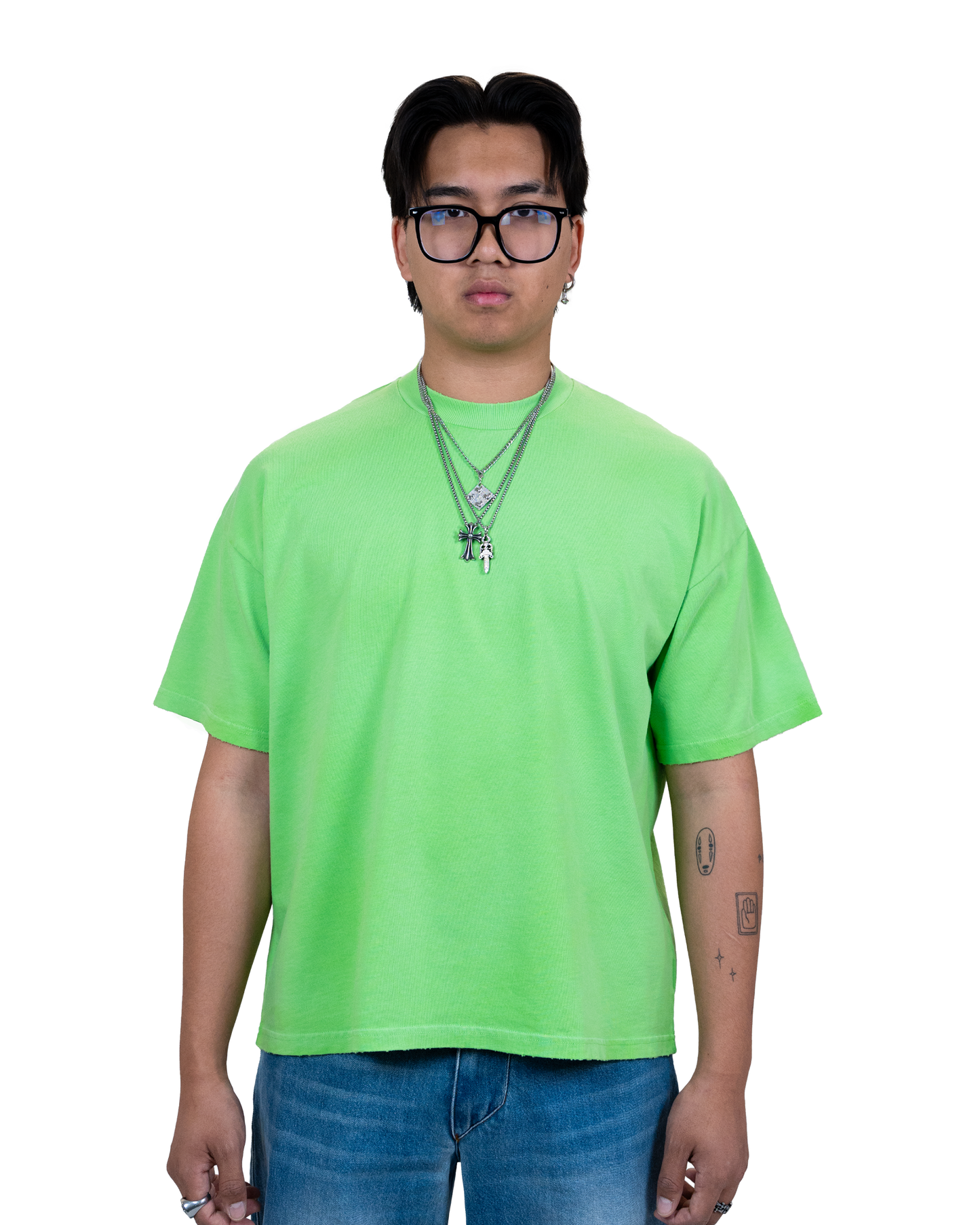 Sunfaded T-Shirt Flashy Green