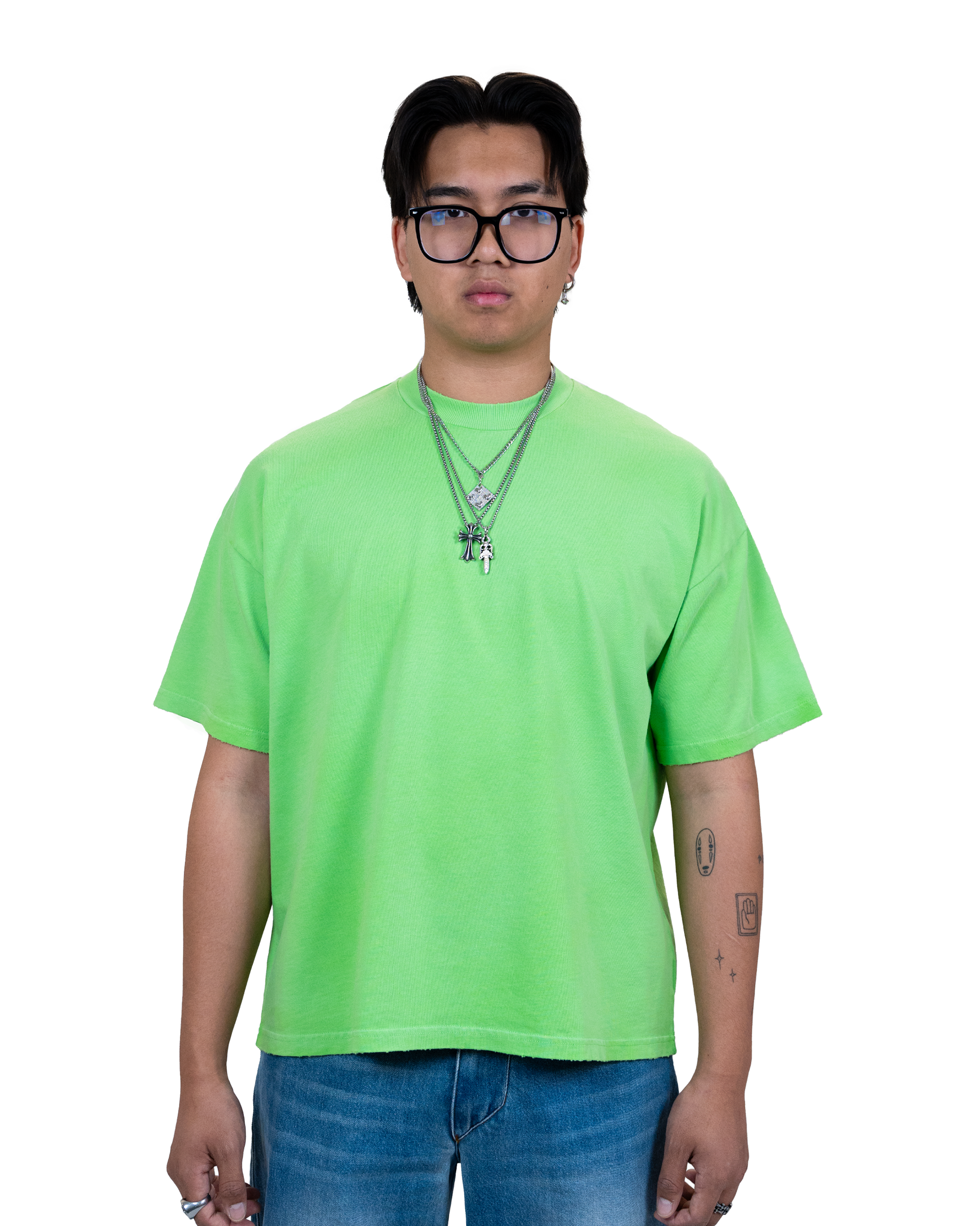 Sunfaded T-Shirt Flashy Green