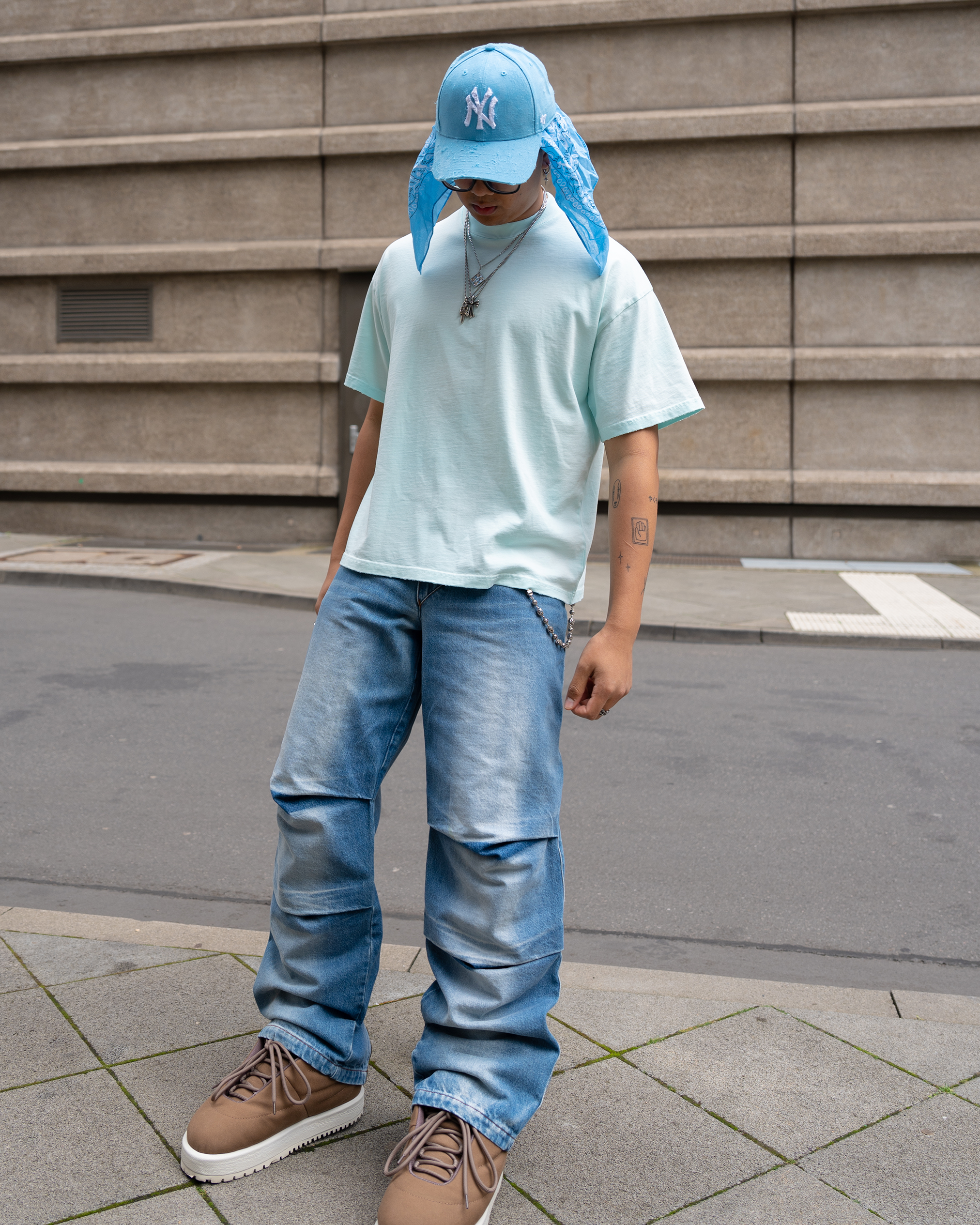 Hem Zip Denim