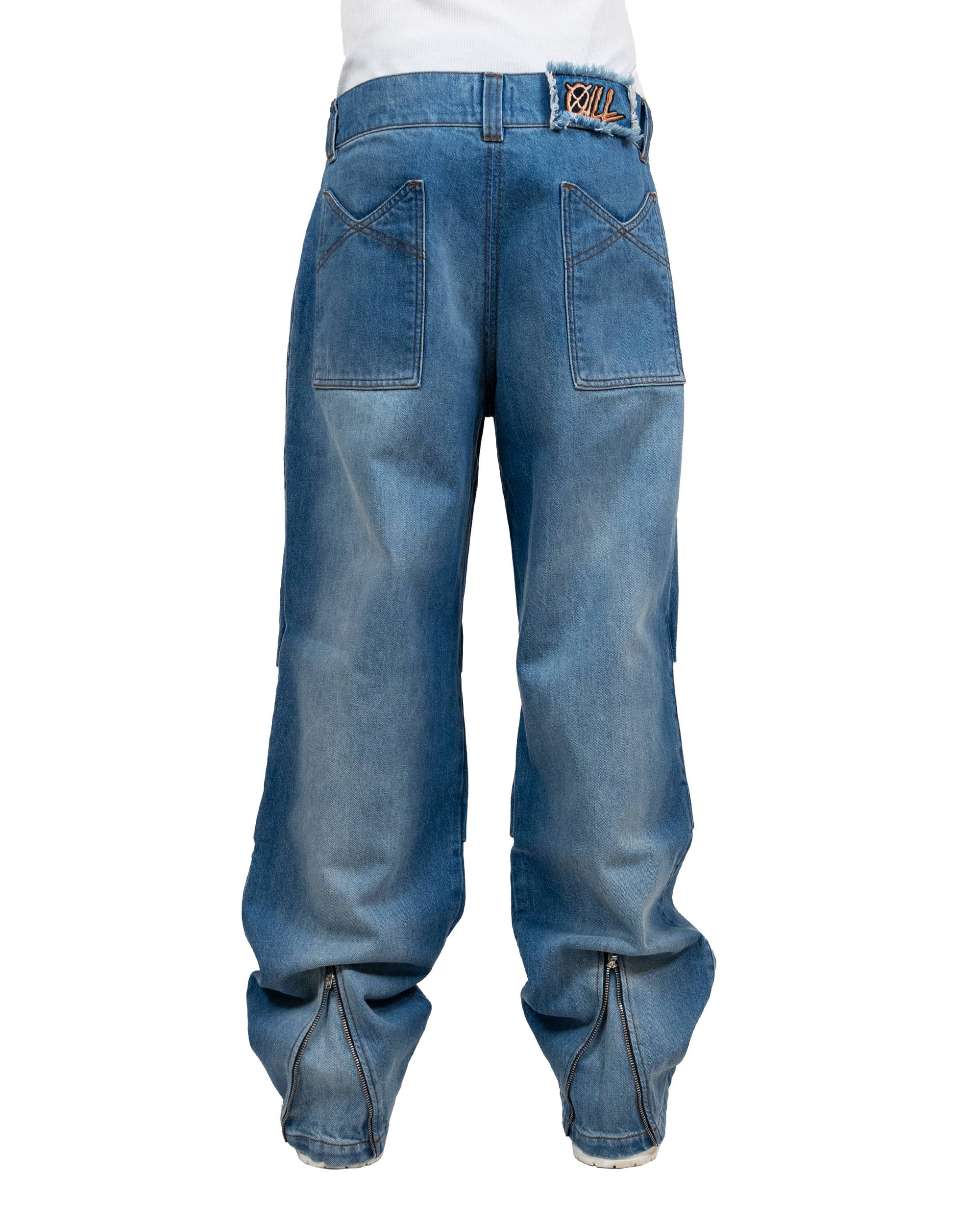 Hem Zip Denim