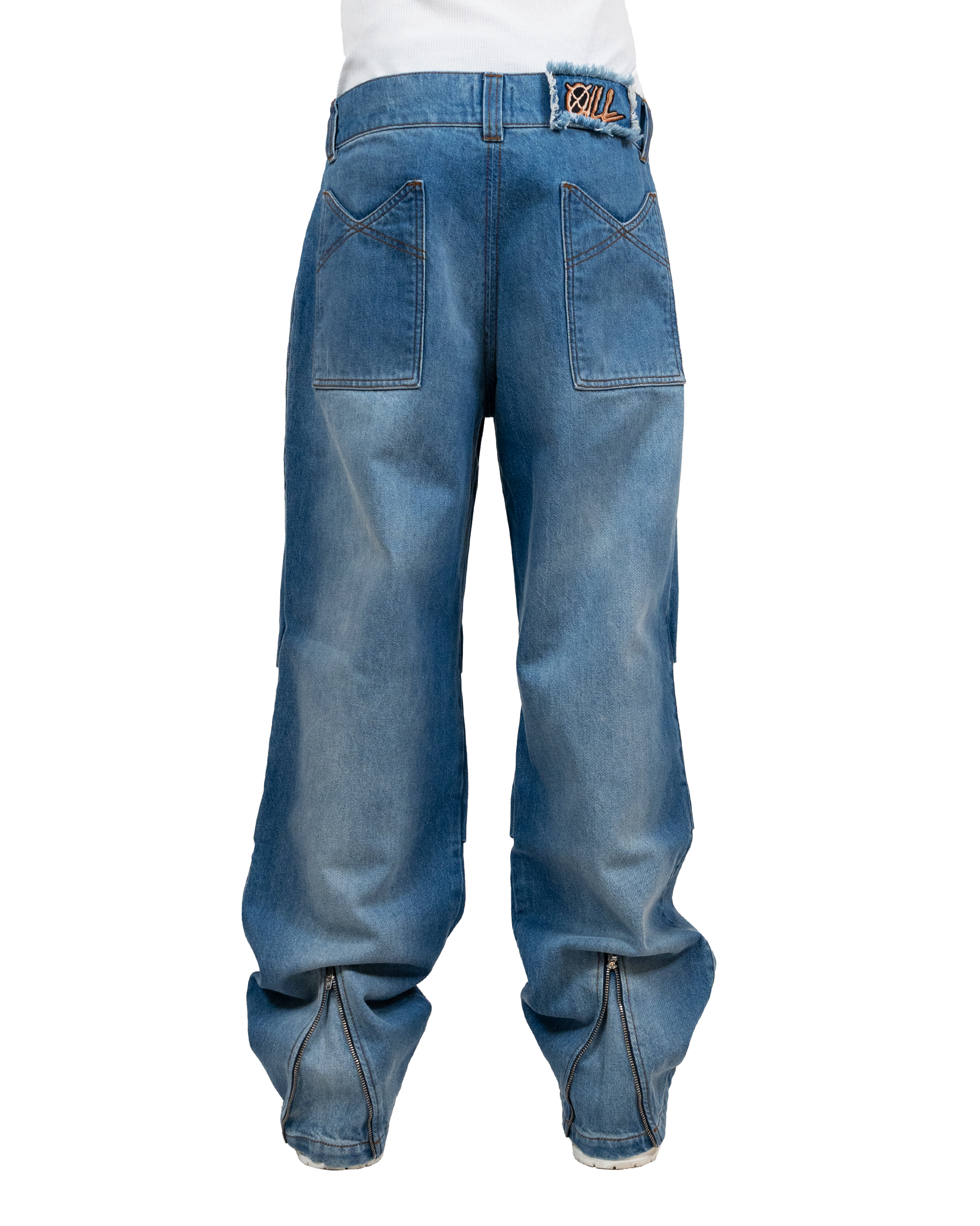 Hem Zip Denim