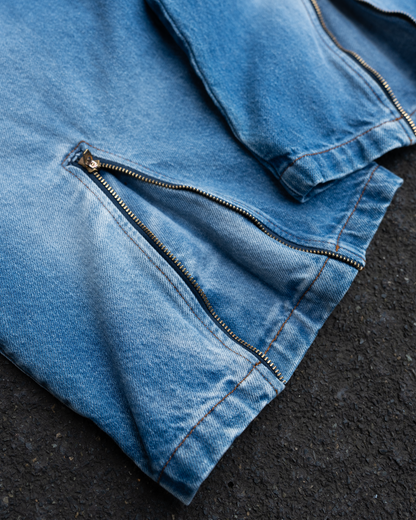 Hem Zip Denim