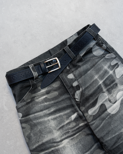 Ocean Blue Monogram Belt