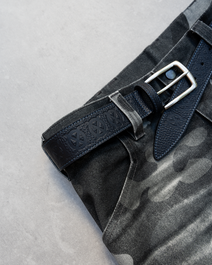 Ocean Blue Monogram Belt