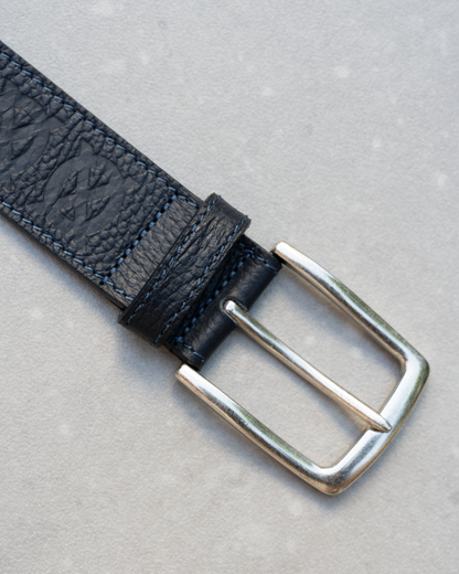 Ocean Blue Monogram Belt