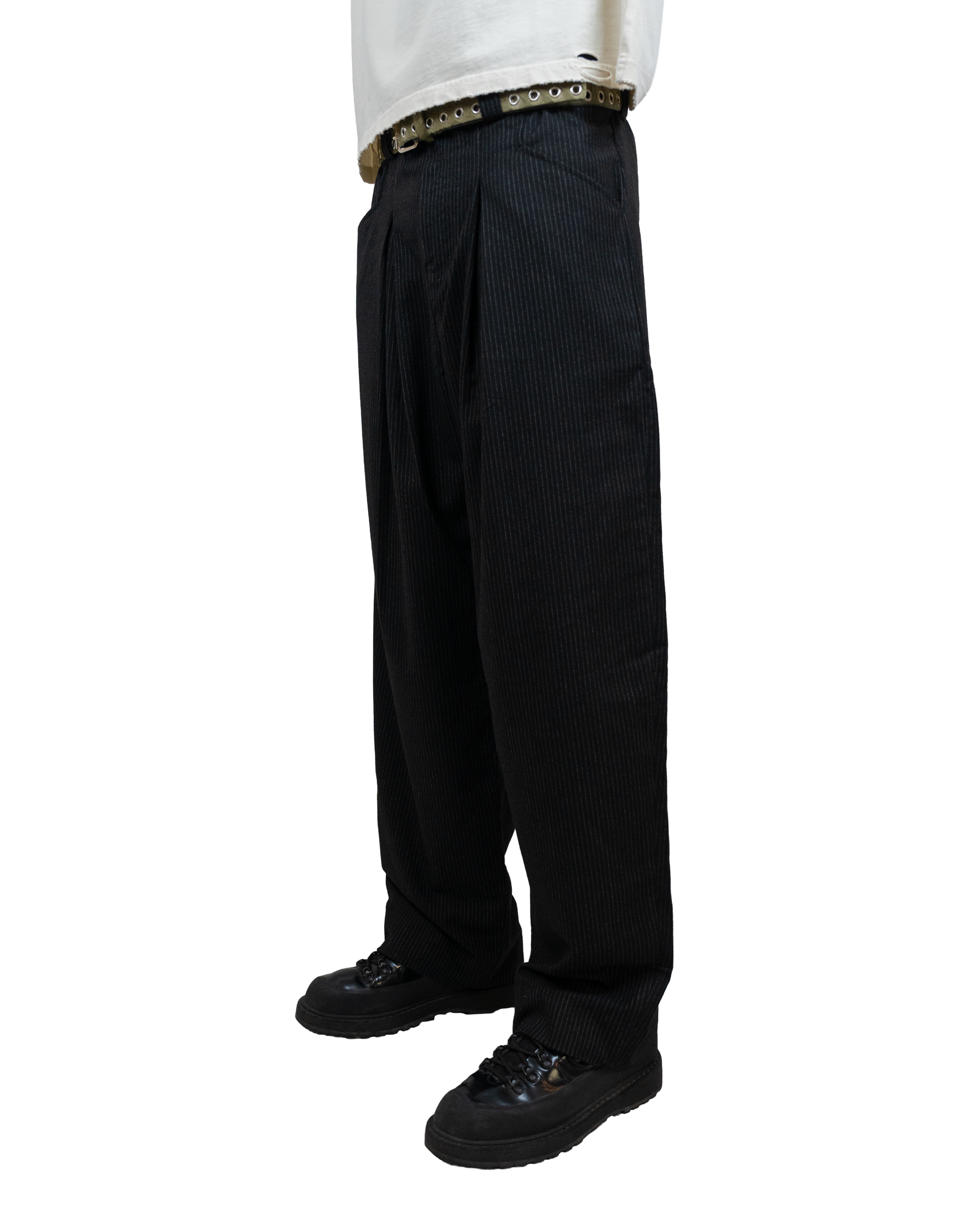 Pinstripe Suit Pants