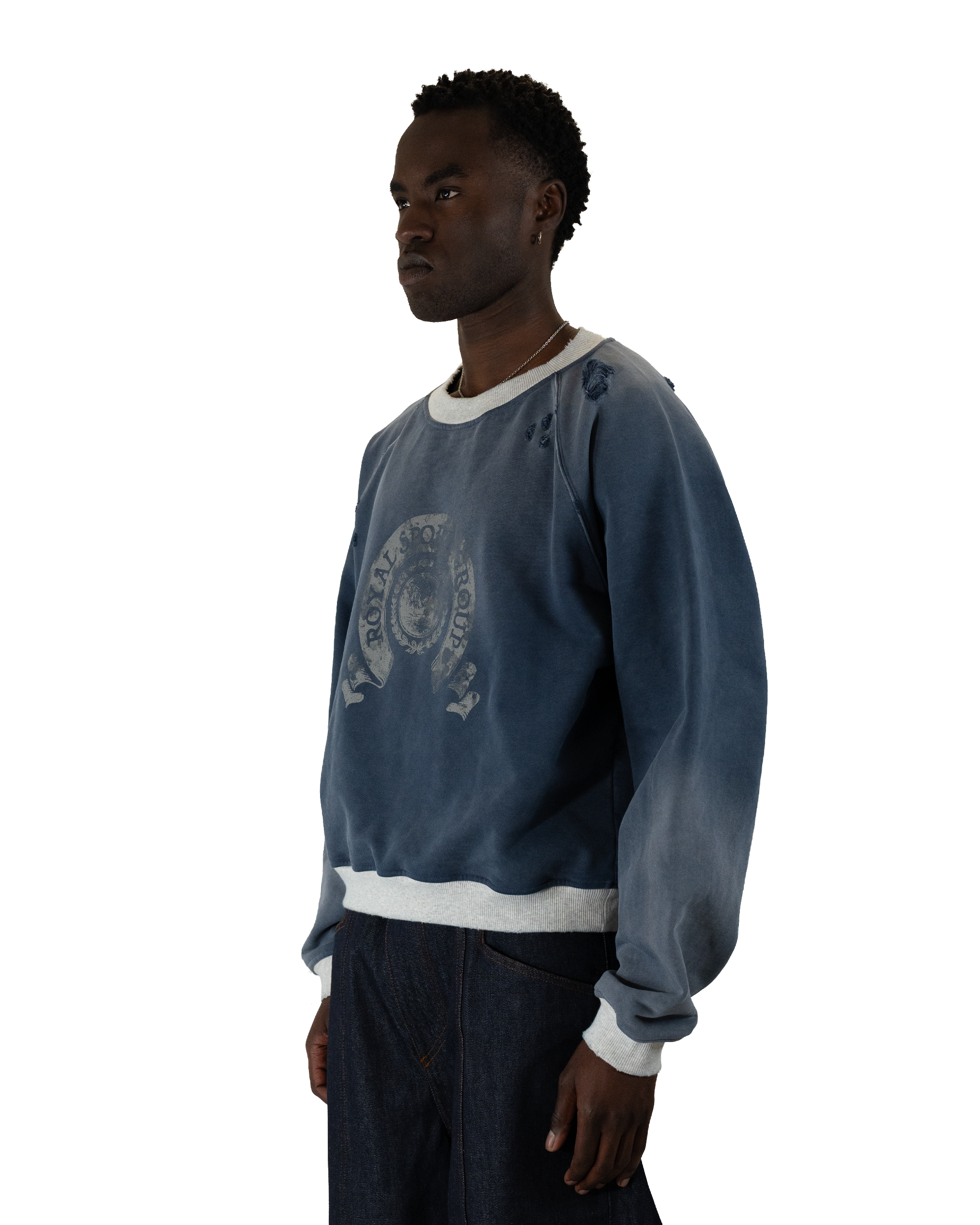 Two-tone Vintage Sweater